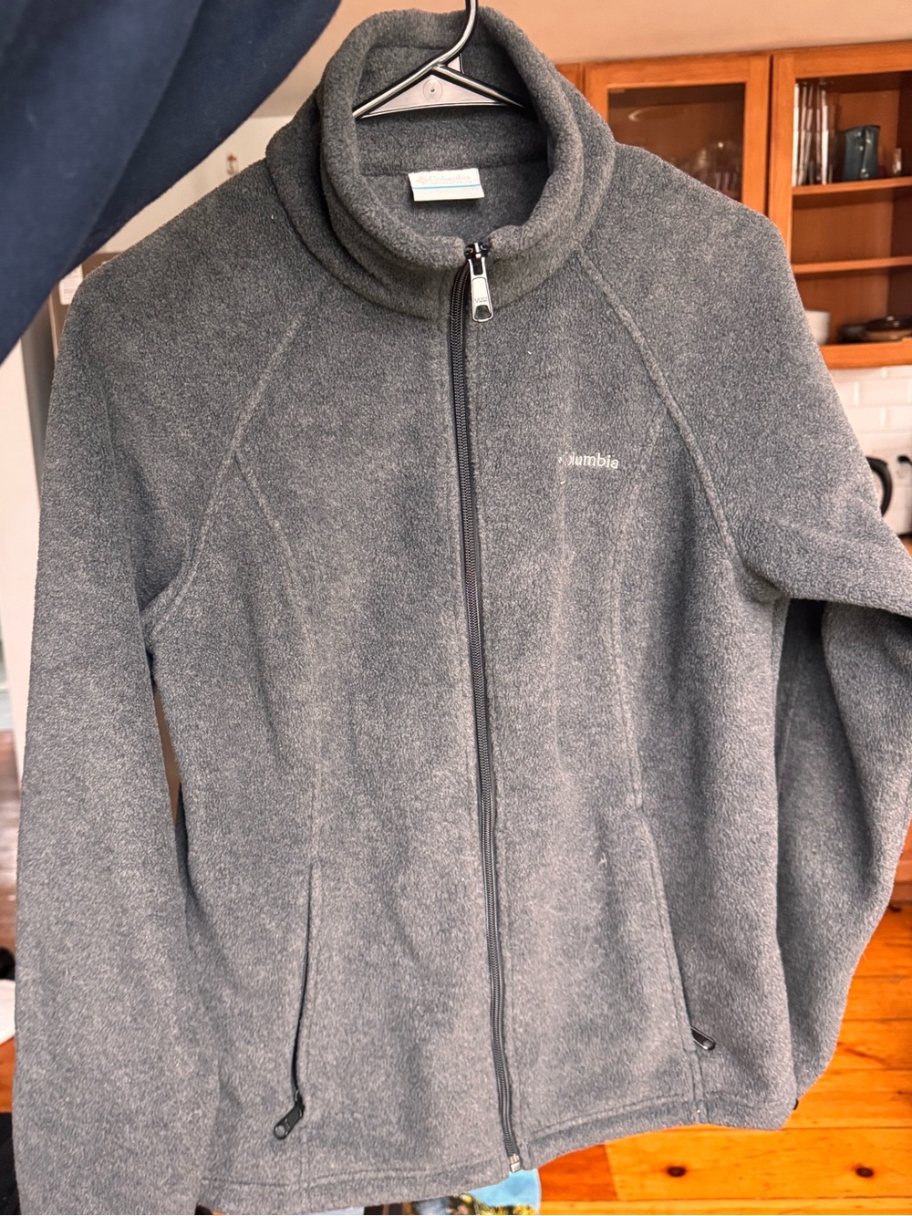Columbia women’s Gray Full-Zip Fleece Jacket